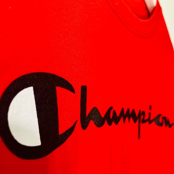 NEW Red Long Sleeve T-Shirt by CHAMPION - Picture 2 of 7